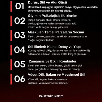 Maskulen Giyim Rehberi: Giyiminle Dikkatleri Üstüne Çek