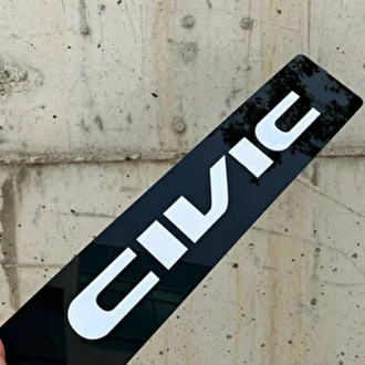 Civic dekor plaka
