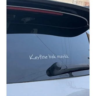 Keyfine bak mayk Sticker
