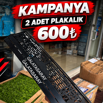 Plakalık 2 ad ( yazı tarifi sipariş notuna )