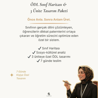 ÖDL Sınıf Haritası & 3 Ünite Tasarım Paketi