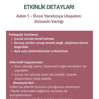 YARATICI KAVRAMI- EĞİTİM REHBERİ