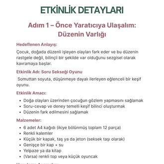YARATICI KAVRAMI- EĞİTİM REHBERİ