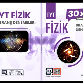 TYT Fizik 30×7 Branş Denemeleri – Video Çözümlü | Öğretmene Özel Kitap 