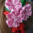 Pembe Sakura Buket Kanzashi
