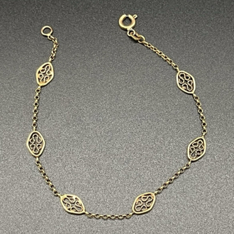 Avrupa eski tasarım bileklik 17 cm
