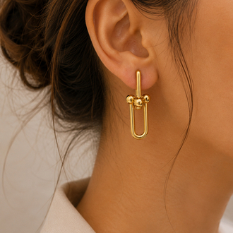 Gümüş TIFFANY&CO küpe