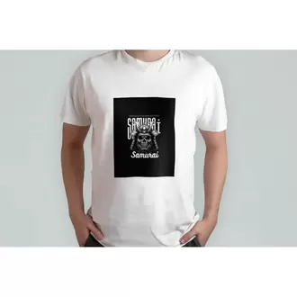 Black White Frasurbane Samurai T-Shirt 2