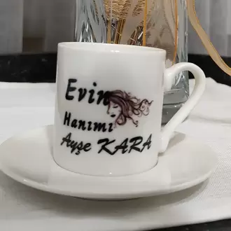 Kahve Fincanı Kişiye Özel Yada Firmaya Özel Baskı