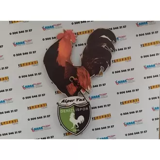 Denizlispor Horozlu Saat 20x29cm