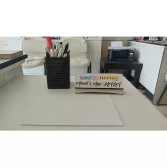 Ahşap Lazer Kesim Ve Süblimasyon İsimlik