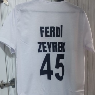 KİŞİYE ÖZEL BASKILI T-SHİRT