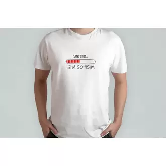 Sabrediyor Baskılı T-Shirt İsimli
