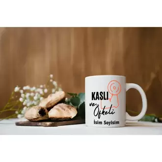 Baskılı Kupa Kaslı ve Öfkeli Kupa Bardak İsimli