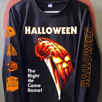 Halloween - Film - Uzun Kollu Tshirt (Cadılar Bayramı, John Carpenter)