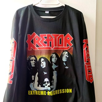 Kreator - Extreme Aggression - UZUN KOLLU Tshirt #kreator #thrash  #metal #tshirt