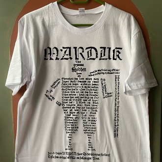 Marduk - Then Grymma Dodhen - Beyaz Tshirt (Arka baskı opsiyonel) (Black Metal)