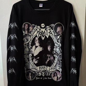Morbid - Year of the Goat - Uzun Kollu Tshirt (Black, Death, Thrash Meta) 