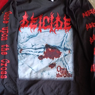 Deicide - Once upon the Cross - UZUN KOLLU #Tshirt #metal #DeathMetal #Deicide