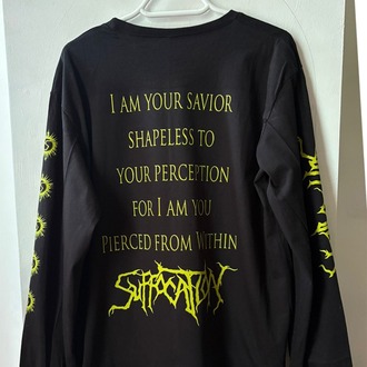 Suffocation - Pierced from Within - Uzun Kollu Tshirt (Arka baskı opsiyonel)
