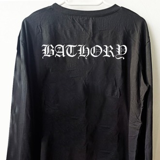 Bathory - Bathory  - Uzun Kollu - Tshirt (Arka baskı opsiyonel) (Black Metal)