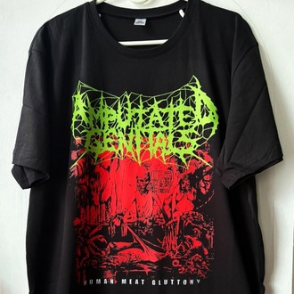 Amputated Genitals - Human Meat Gluttony - Tshirt (Brutal Death Metal)
