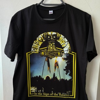 Mithotyn - In the Sign of the Ravens - Tshirt (Arka baskı opsiyonel) (Viking, Black Metal)
