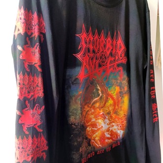 Morbid Angel - Blessed Are the Sick - UZUN KOLLU Tshirt #MorbidAngel #Death #metal #tshirt