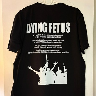 Dying Fetus - Destroy the Opposition - Tshirt (Arka baskı opsiyonel) (Brutal Death)