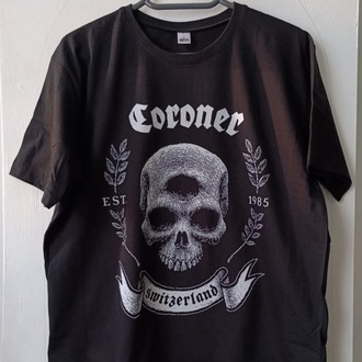 Coroner - Switzerland - Tshirt (Arka baskı opsiyonel) ( Technical Thrash Metal)