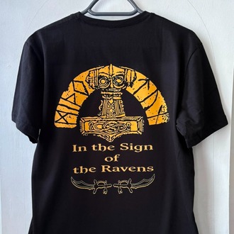 Mithotyn - In the Sign of the Ravens - Tshirt (Arka baskı opsiyonel) (Viking, Black Metal)