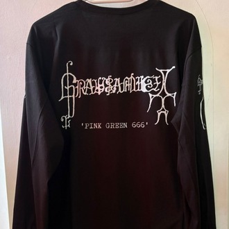 Grausamkeit - Pink Green 666 - Uzun Kollu Tshirt (Arka baskı opsiyonel) (Black Metal, Ambient)