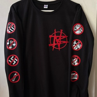 Nailbomb - 100 Reasons to Hate - Uzun Kollu Tshirt (Arka baskı opsiyonel)
