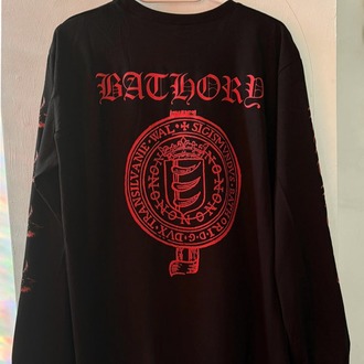 Bathory - Blood on Ice - Uzun Kollu Tshirt  (Arka Baskı Opsiyonel) (Black Metal)
