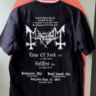 Mayhem - Black Metal - Tshirt (Arka baskı opsiyonel) (Black Metal)