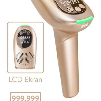 Sinbo Ipl Buz Lazer Epilasyon 999.999 Atım