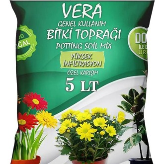 VERA %100 ORGANİK İTHAL GENEL BİTKİ TORF' U (5 LİTRE)
