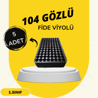 5 ADET 104 GÖZ FİDE VİYOLÜ + 5 LİTRE İTHAL TORF