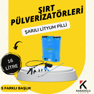 ŞARJLI SIRT PÜLVERİZATÖRÜ ( İLAÇLAMA POMPASI )