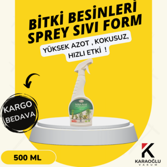 Vera-Plus Daha Yeşil Yapraklar İçin Özel Sprey Sıvı Bitki Besini 500 ML 