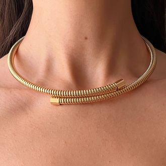 Gold Esnek Choker Kolye