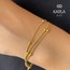 ÇELİK - TOPLU 3'LÜ BİLEKLİK - GOLD