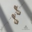 ÇELİK - VAN CLEEF YONCA KÜPE - BEYAZ