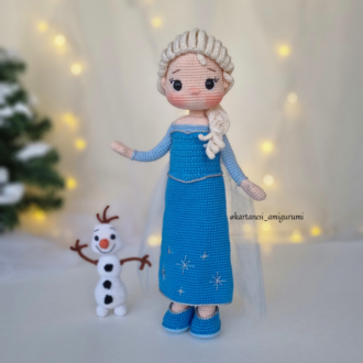 ELSA & OLAF AMİGURUMİ TARİFİ (DİJİTAL ÜRÜN)