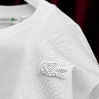 Lacoste Logolu Premium Tshirt Beyaz 