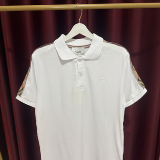 Burberry Şerit Detaylı Premium Polo Yaka 