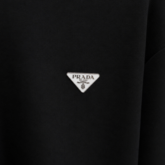 Prada Metal Logo Detaylı Eşofman Takımı Yarı Oversize
