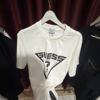 Guess Logo Detaylı Premium Tshirt