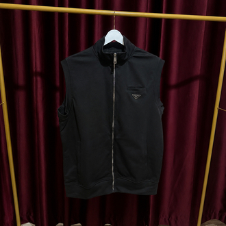 Prada Metal Logo Detaylı Premium Yelek