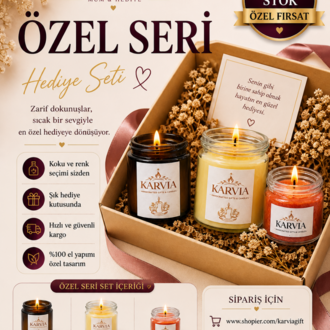Karvia 3lü Ev Işığı Set